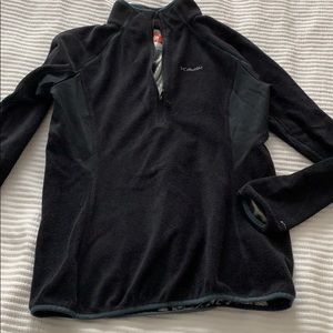 Columbia Black Omni Heat 1/4 zip size medium